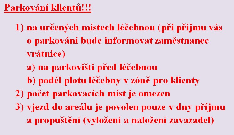 parkovani klientu